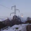 Lanterne dans la montagne